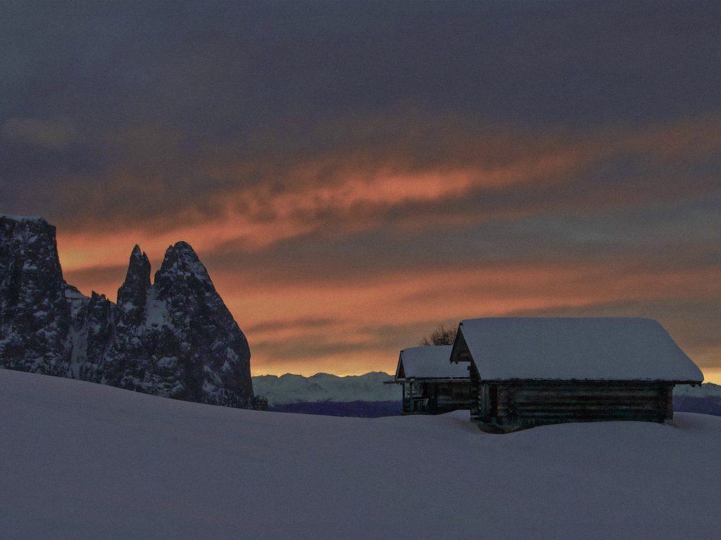Galaktische Momente bei Vollmond, Bild 4, Schlittenfahrt auf der Seiseralm, eine Exclusives Angebot von SCHGAGULER HOTEL